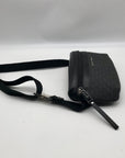 Michael Kors Black Coated Canvas & Leather Monogram Fanny Pack