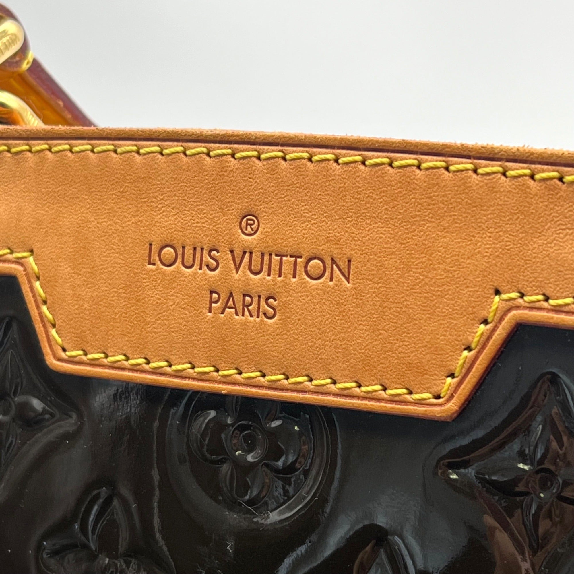 Louis Vuitton Brown Monogram Vernis Brea Tote Bag