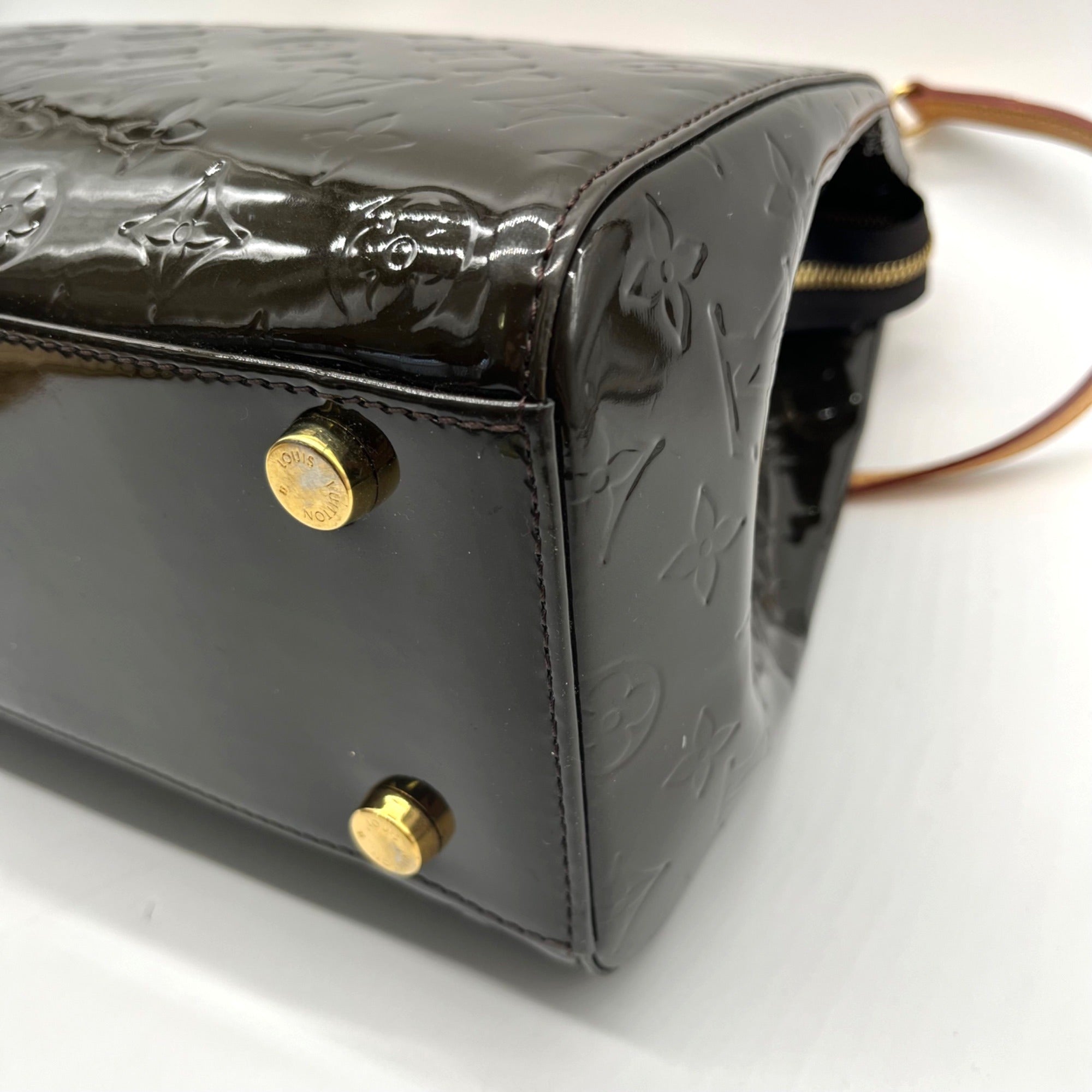 Louis Vuitton Brown Monogram Vernis Brea Tote Bag