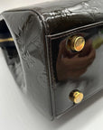 Louis Vuitton Brown Monogram Vernis Brea Tote Bag