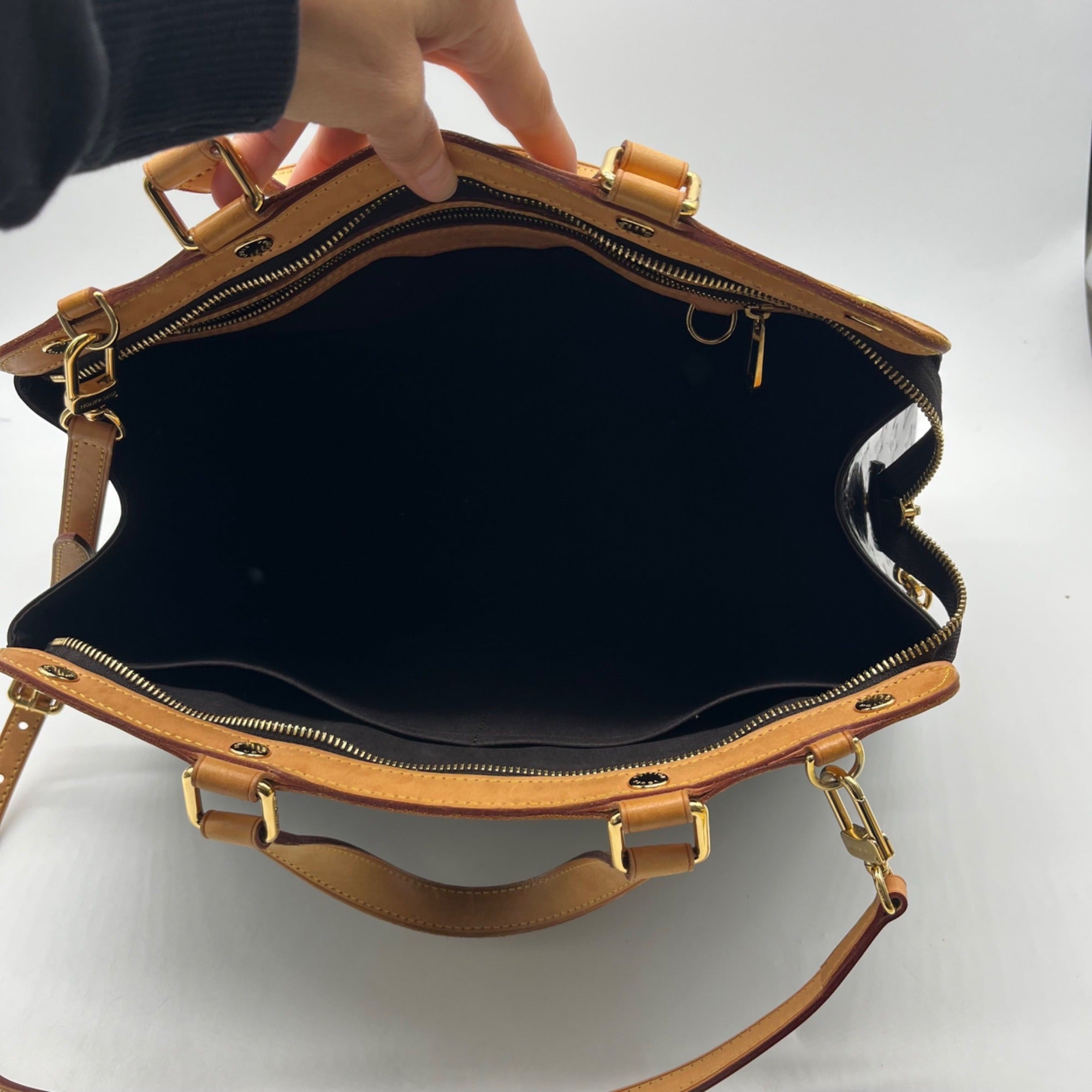 Louis Vuitton Brown Monogram Vernis Brea Tote Bag