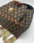 Dooney & Bourke Dark Brown Gretta Medium Murphy Backpack