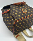 Dooney & Bourke Dark Brown Gretta Medium Murphy Backpack