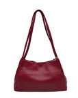 Kattee Red Leather Shoulder Bag