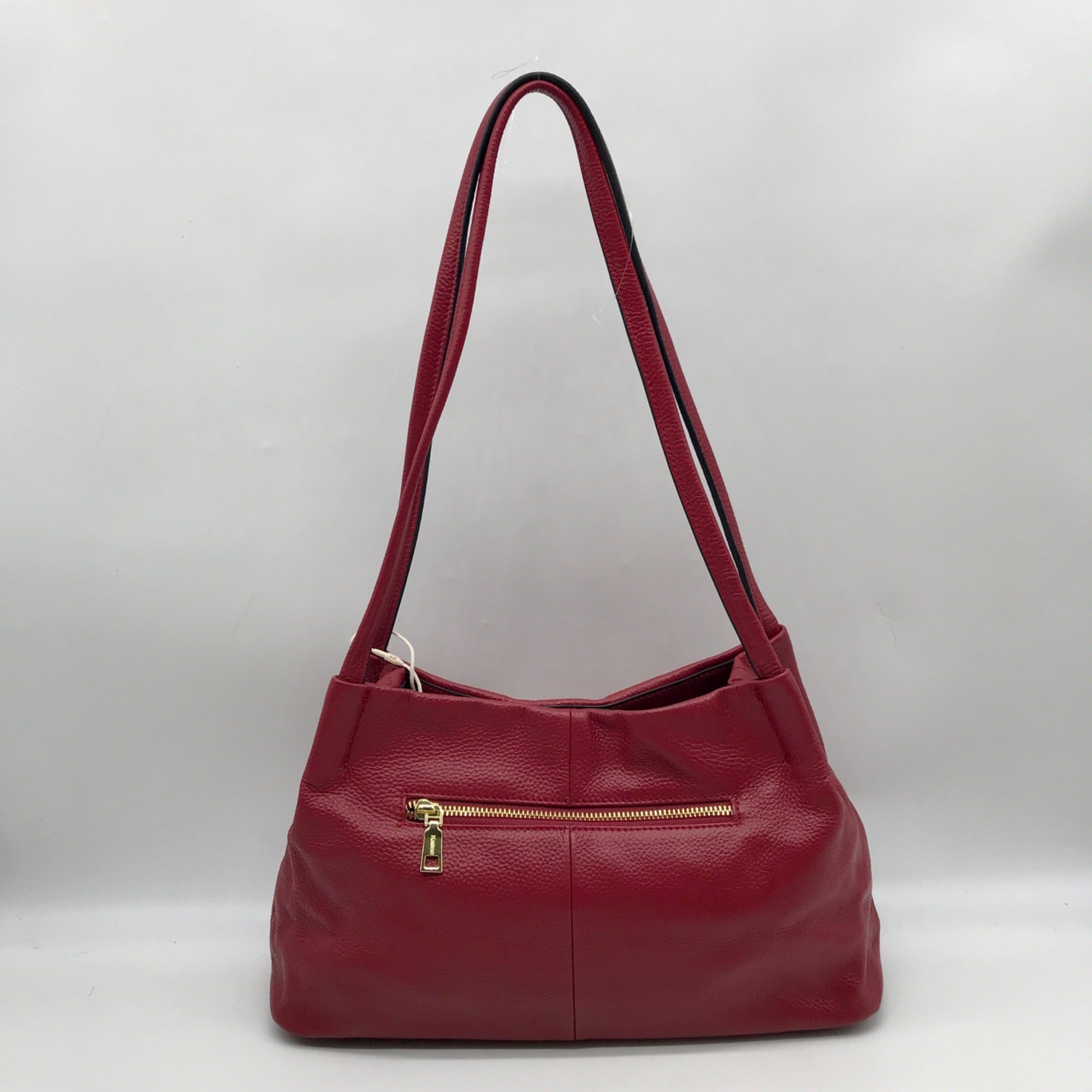 Kattee Red Leather Shoulder Bag