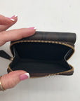 Coach Brown Small Trifold Wallet