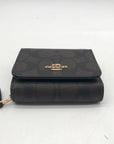 Coach Brown Small Trifold Wallet