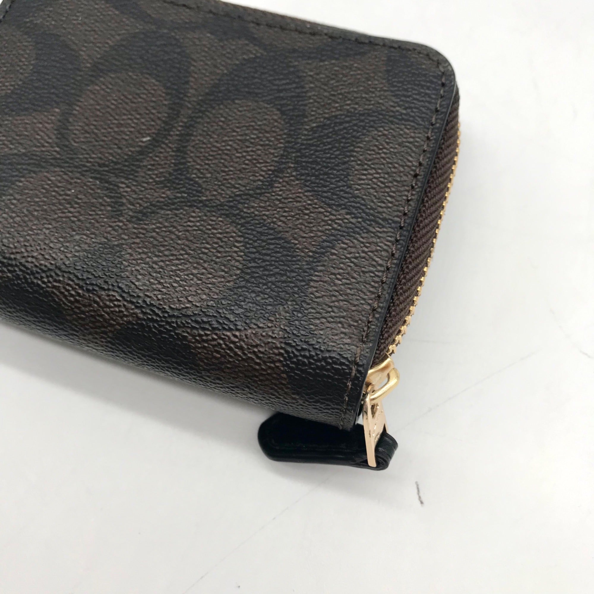 Coach Brown Small Trifold Wallet