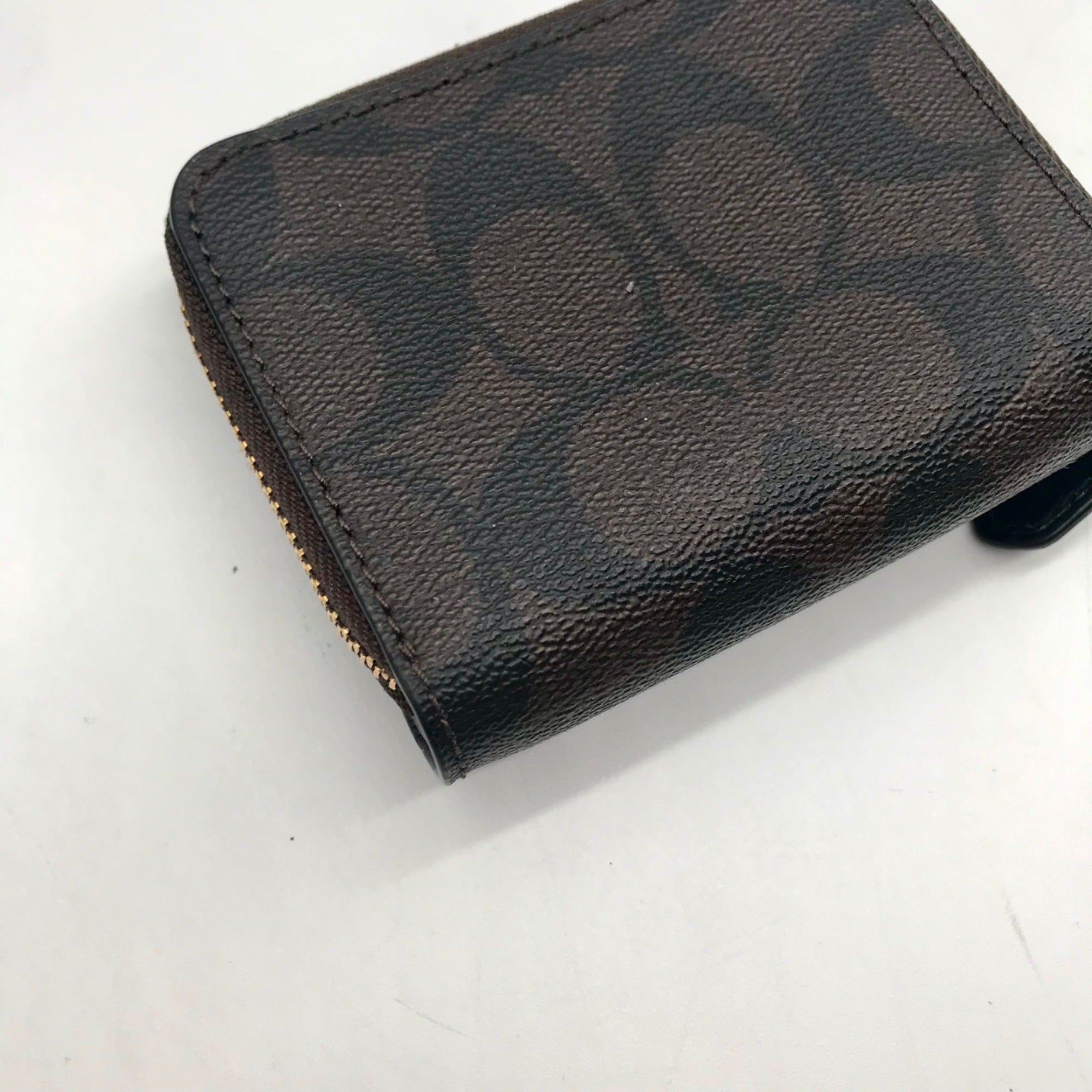 Coach Brown Small Trifold Wallet