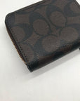 Coach Brown Small Trifold Wallet