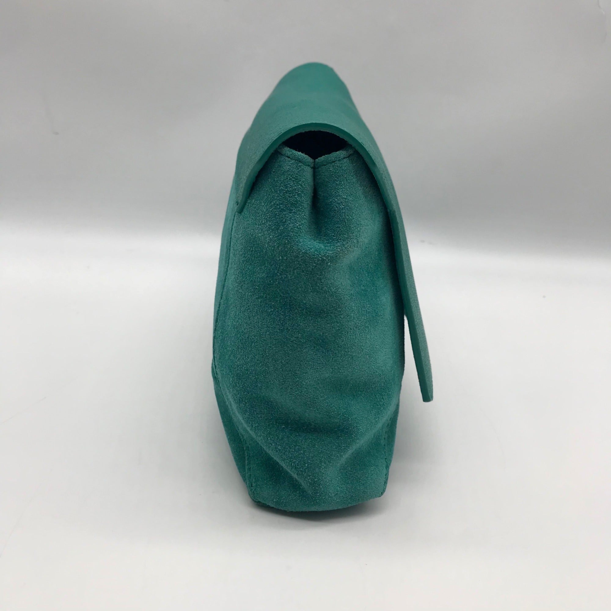 Furla Smeraldo Green Leather &amp; Suede Crossbody Bag