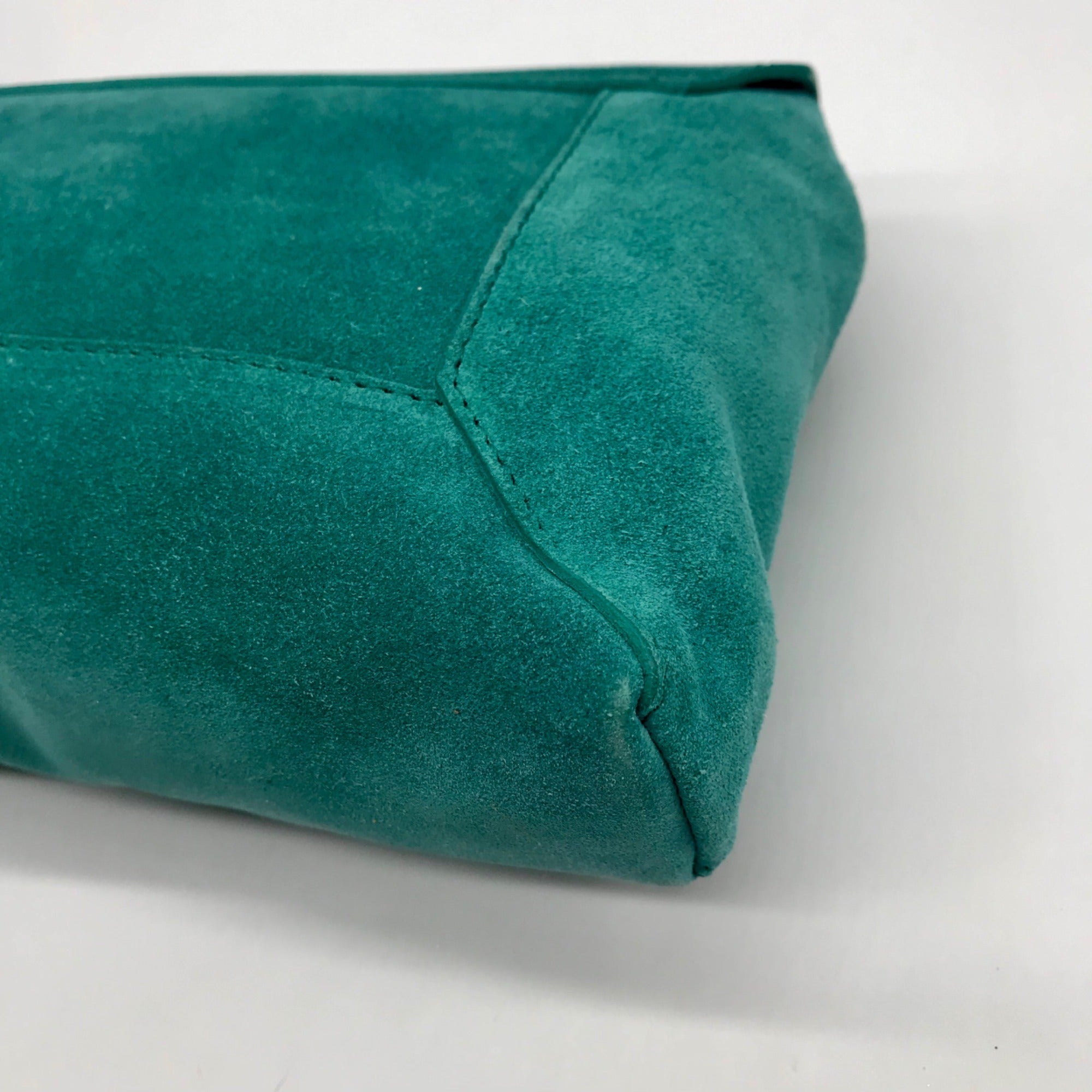 Furla Smeraldo Green Leather &amp; Suede Crossbody Bag