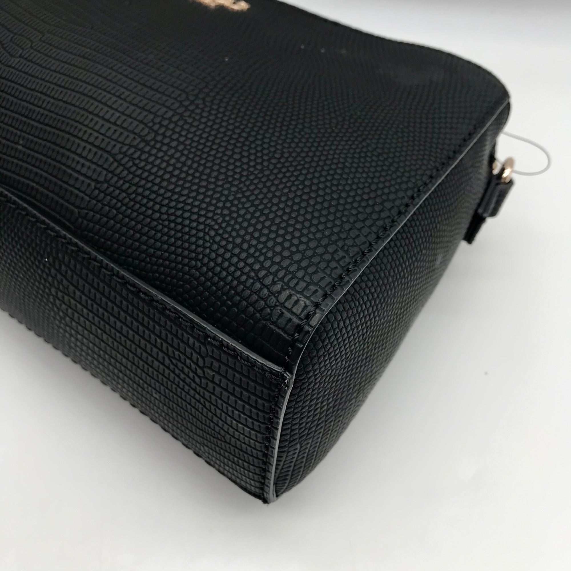 Guess Black Lyndi Triple Compartment Girlfriend Crossbody