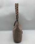 The Sak Gray Genuine Suede De Young Shoulder Bag