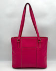 Dooney & Bourke Hot Pink Saffiano Leather Lexington Tote Bag