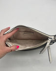 Kate Spade White Saffiano Leather Cameron Monotone Zip Crossbody