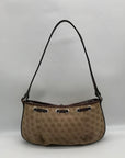 Dooney & Bourke Brown Monogram Canvas Baguette Bag
