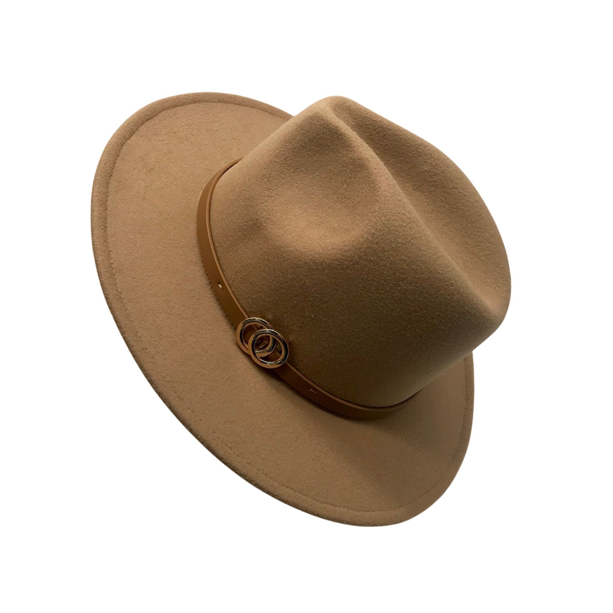 I.N.C. International Concepts Tan Panama Embellished Hat  - NWT