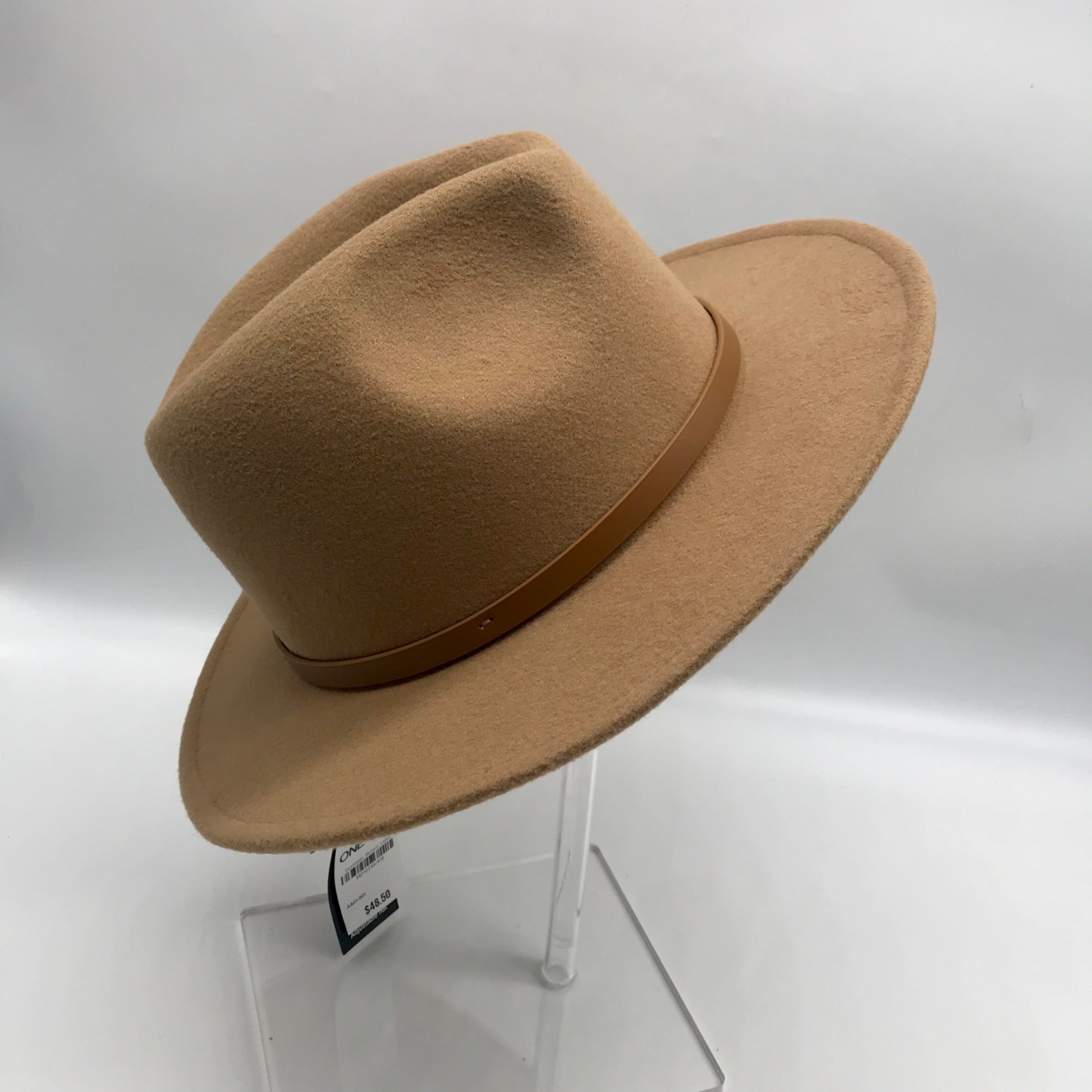 I.N.C. International Concepts Tan Panama Embellished Hat  - NWT