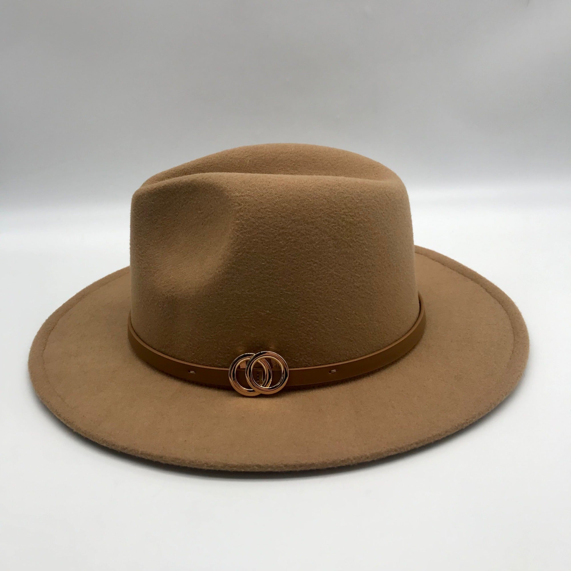 I.N.C. International Concepts Tan Panama Embellished Hat  - NWT