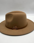 I.N.C. International Concepts Tan Panama Embellished Hat  - NWT