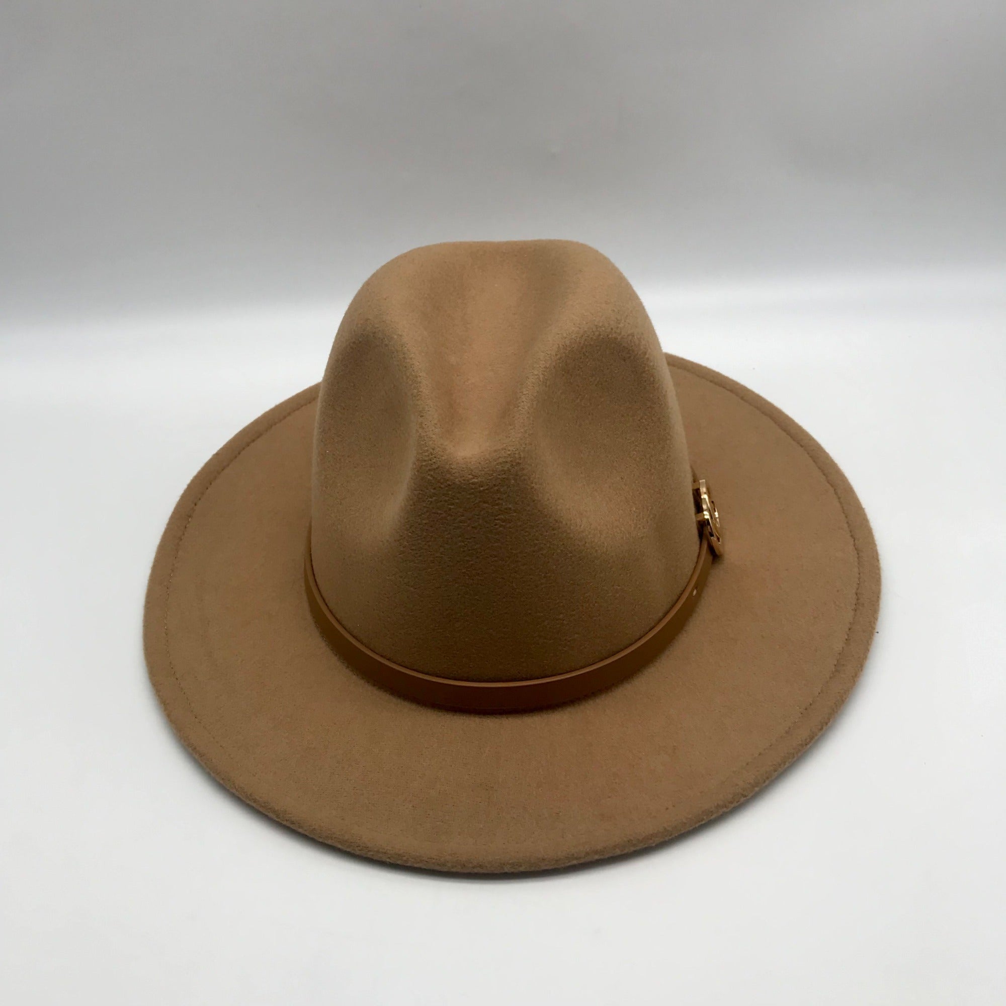 I.N.C. International Concepts Tan Panama Embellished Hat  - NWT