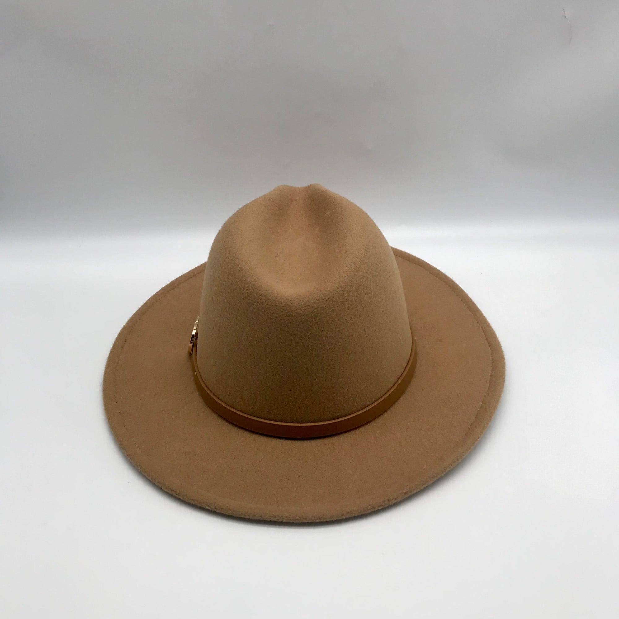 I.N.C. International Concepts Tan Panama Embellished Hat  - NWT