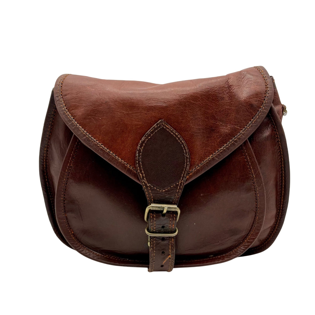 Brown Leather Satchel and Fable Handmade Bag