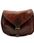 Brown Leather Satchel and Fable Handmade Bag