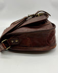Brown Leather Satchel and Fable Handmade Bag