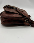 Brown Leather Satchel and Fable Handmade Bag