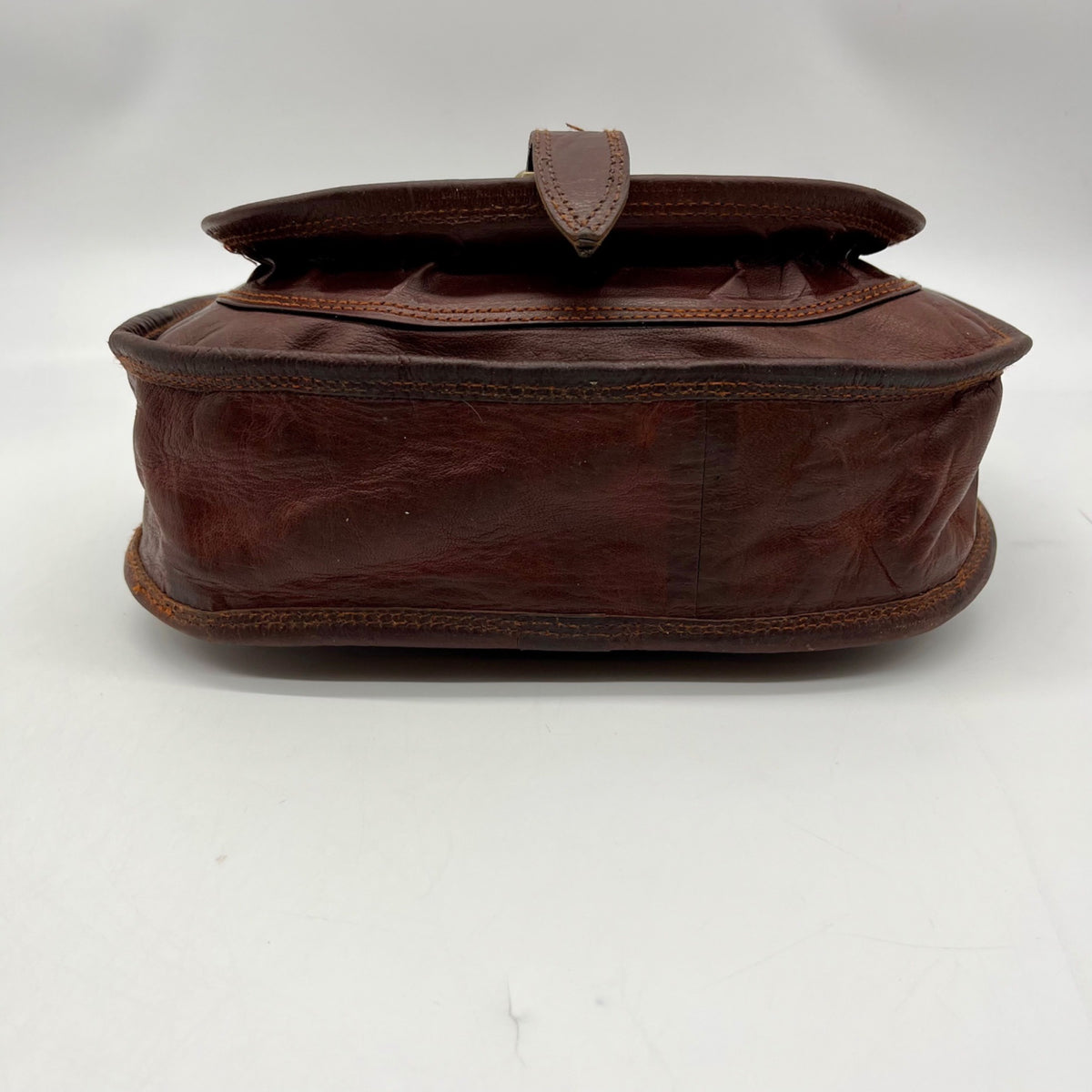 Brown Leather Satchel and Fable Handmade Bag
