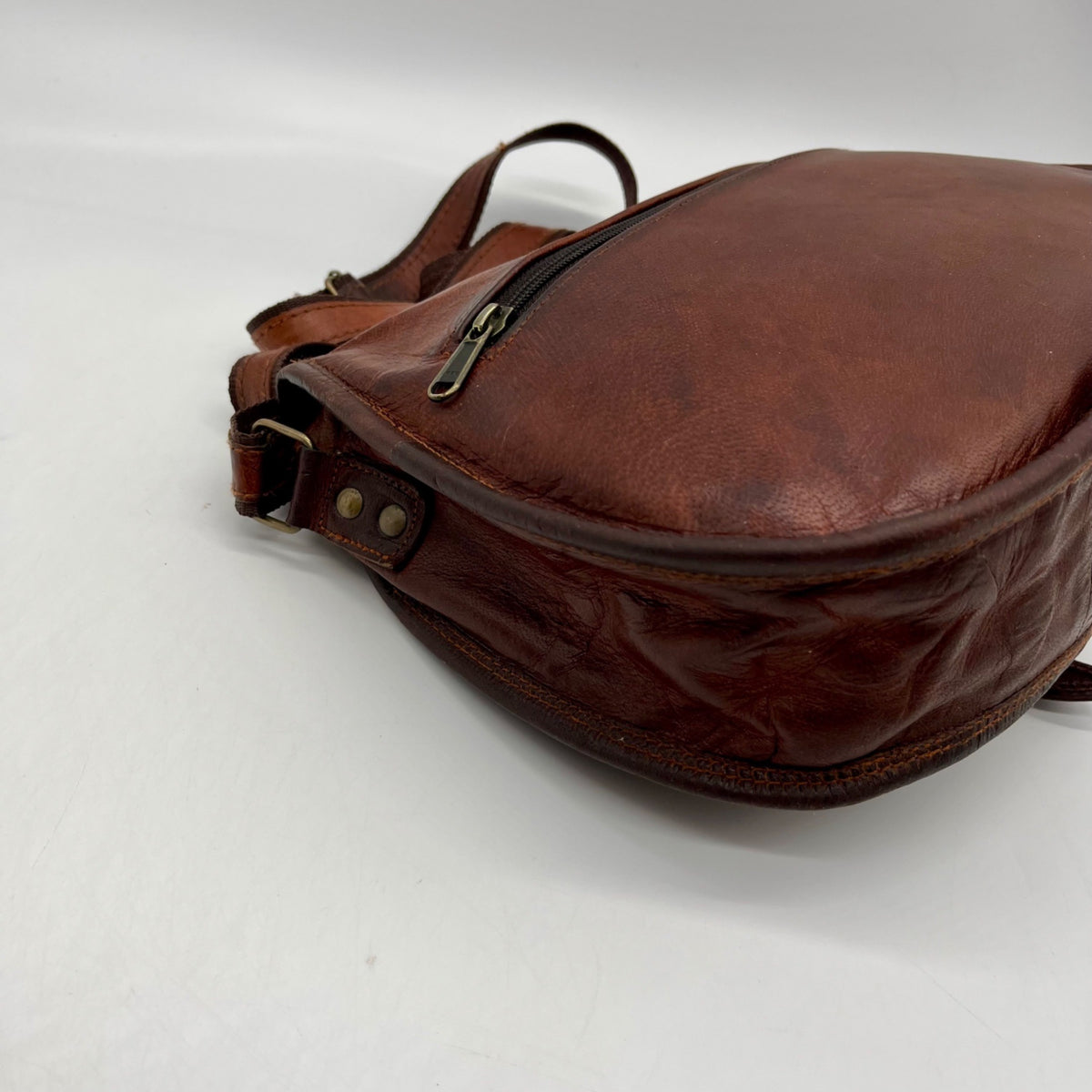 Brown Leather Satchel and Fable Handmade Bag