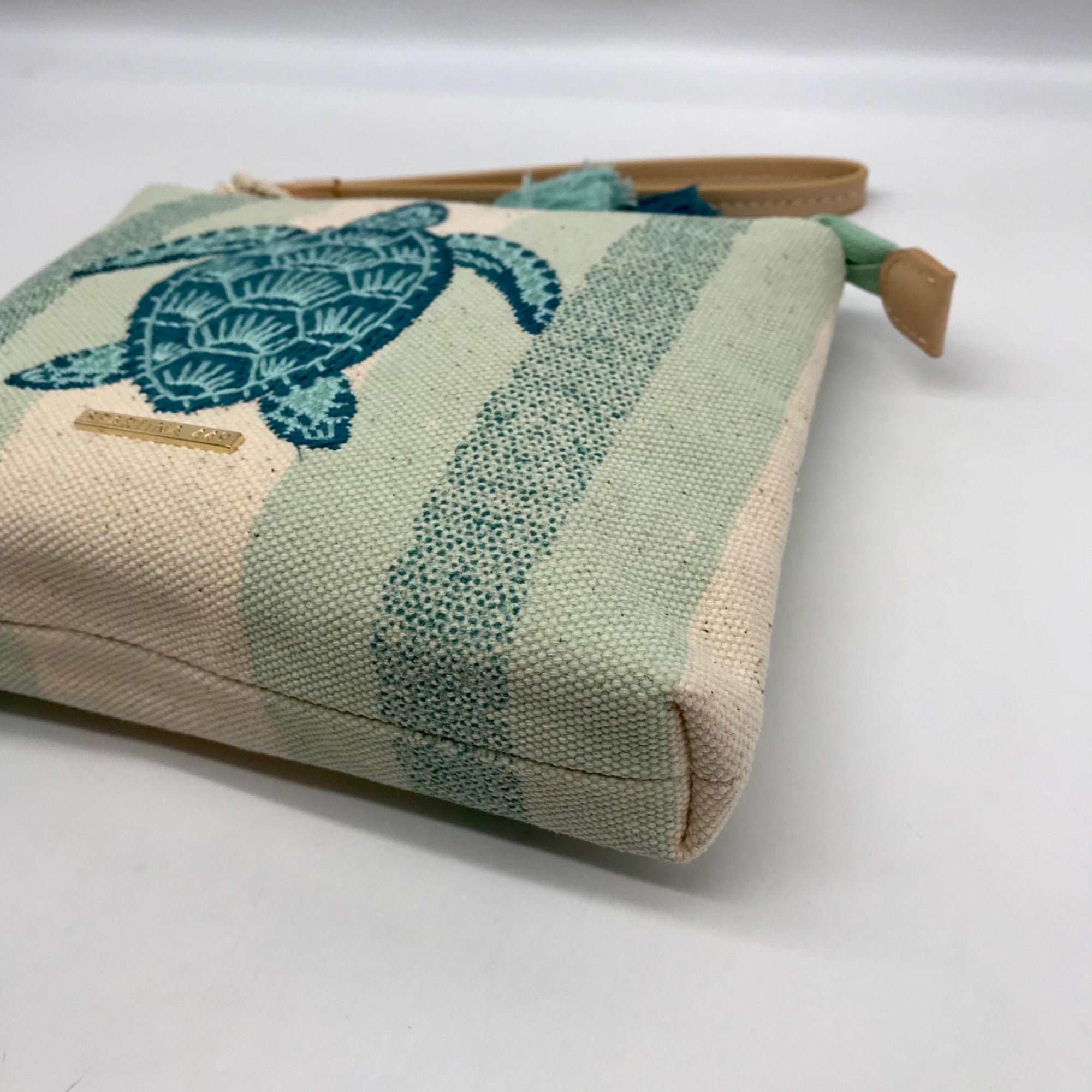 Spartina 449 Carina Multicolor Jute &amp; Cotton Sea Turtle Wristlet
