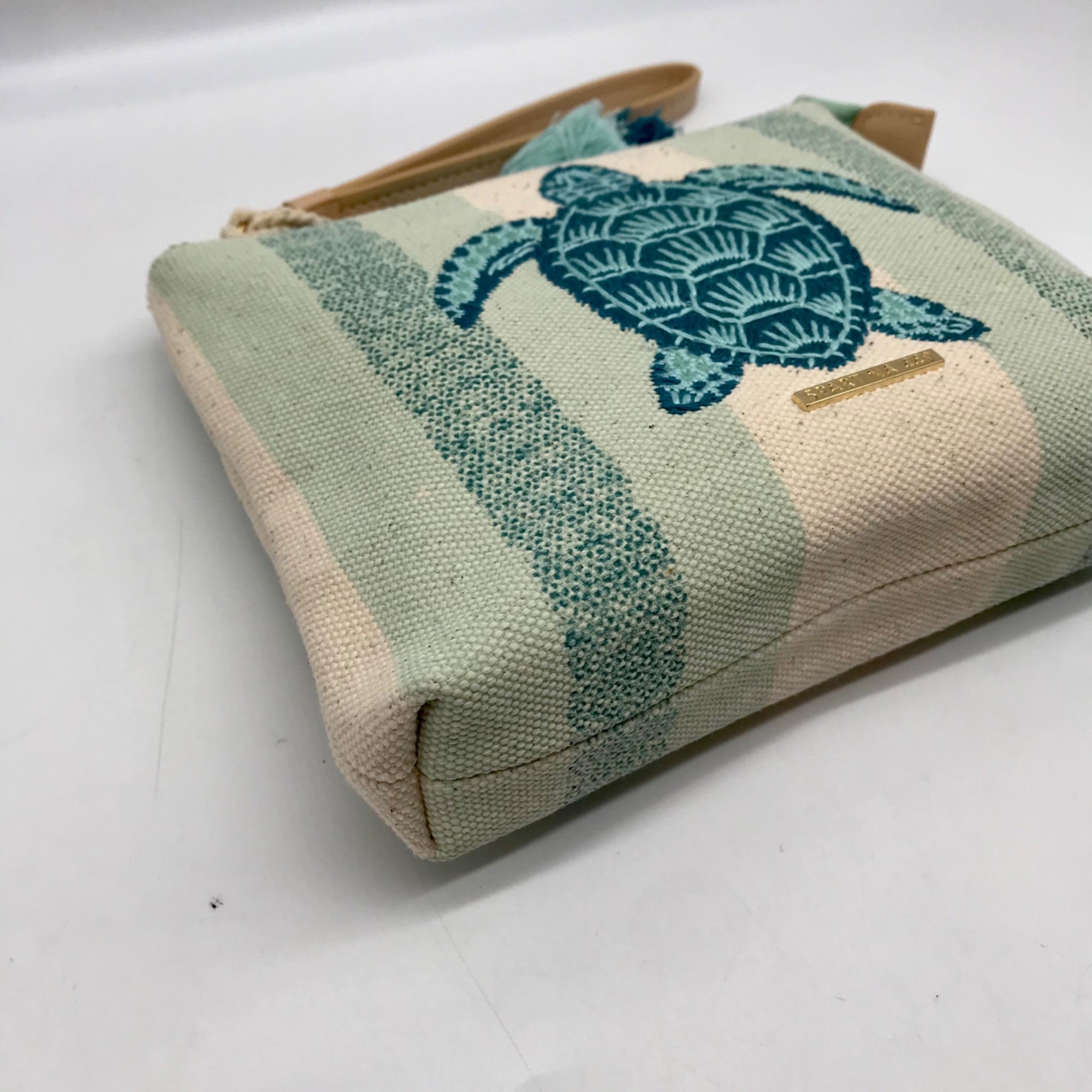 Spartina 449 Carina Multicolor Jute &amp; Cotton Sea Turtle Wristlet