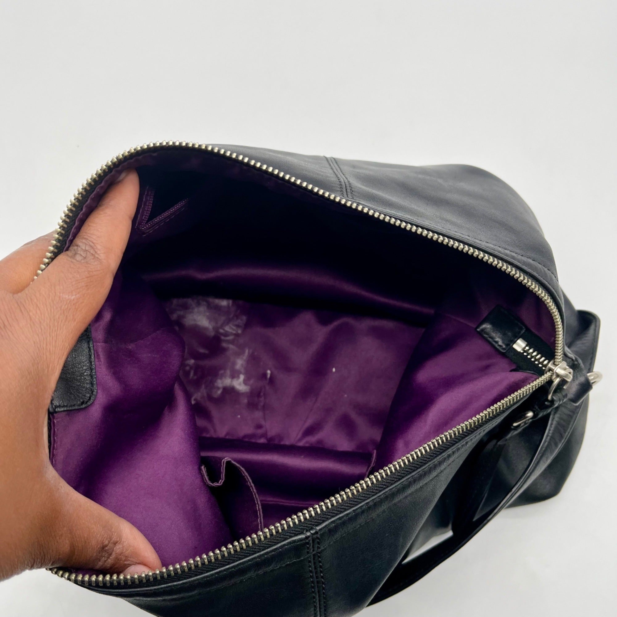 Coach Black Ashley Leather Shoulder Bag 15737