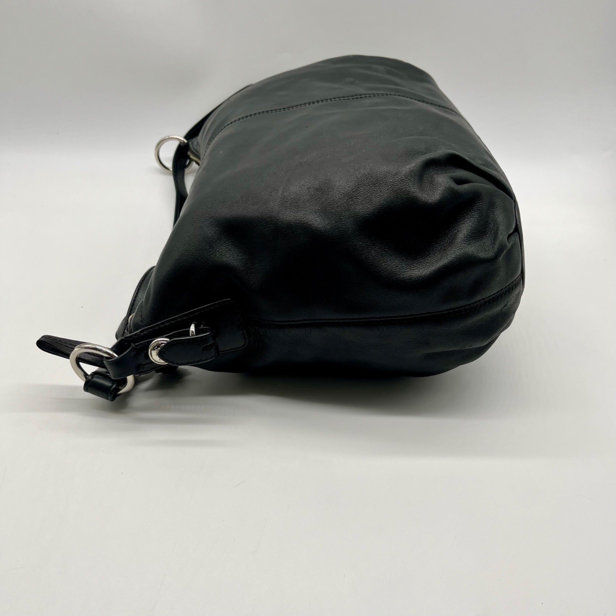 Coach Black Ashley Leather Shoulder Bag 15737