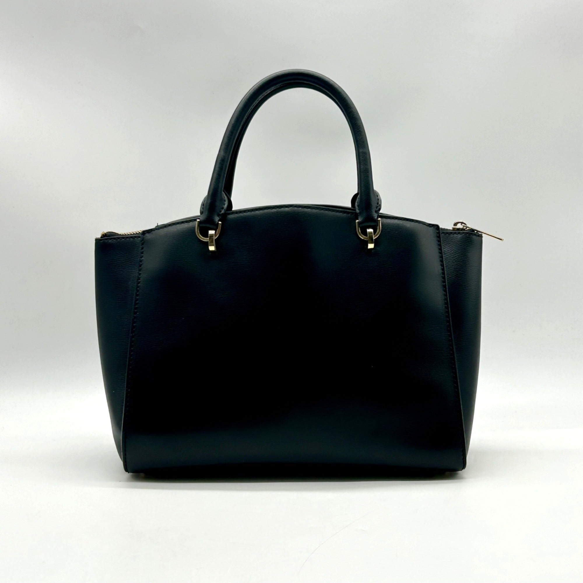 Michael Kors Black Saffiano Leather Satchel