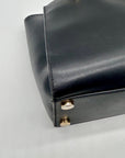 Michael Kors Black Saffiano Leather Satchel