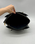 Michael Kors Black Saffiano Leather Satchel