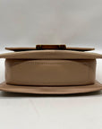 Lukadi Tan Faux Leather Crossbody Bag