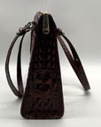 Brahmin Anywhere Melbourne Embossed Leather Tote – Pecan Melbourne