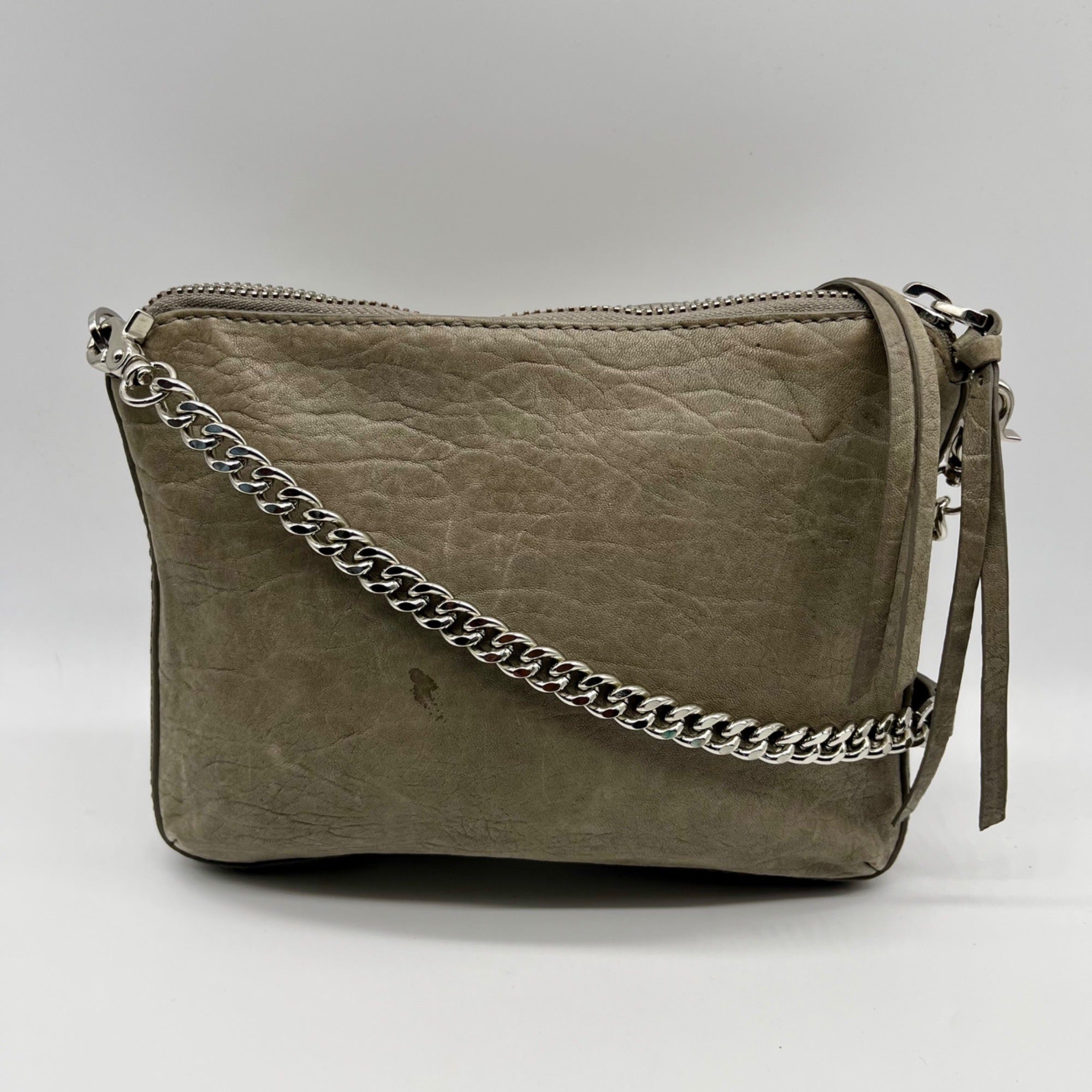 Botiker Grey Moto-Style Crossbody