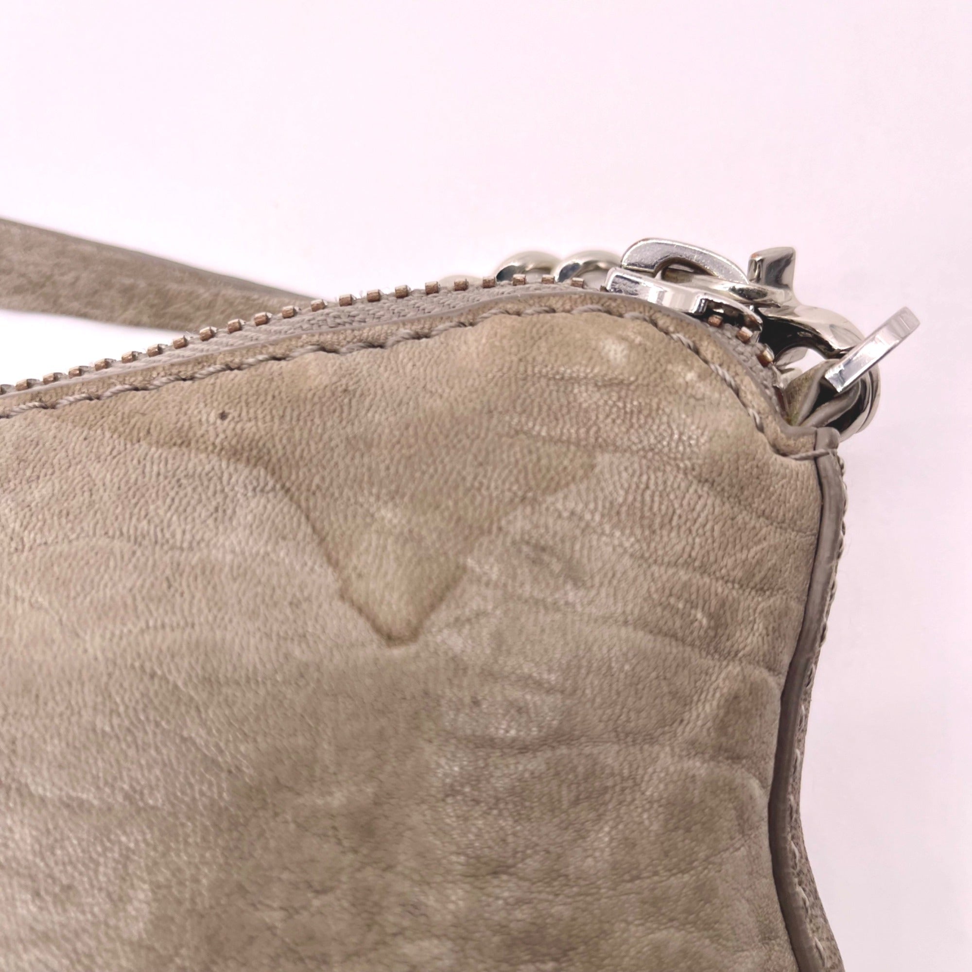 Botiker Grey Moto-Style Crossbody