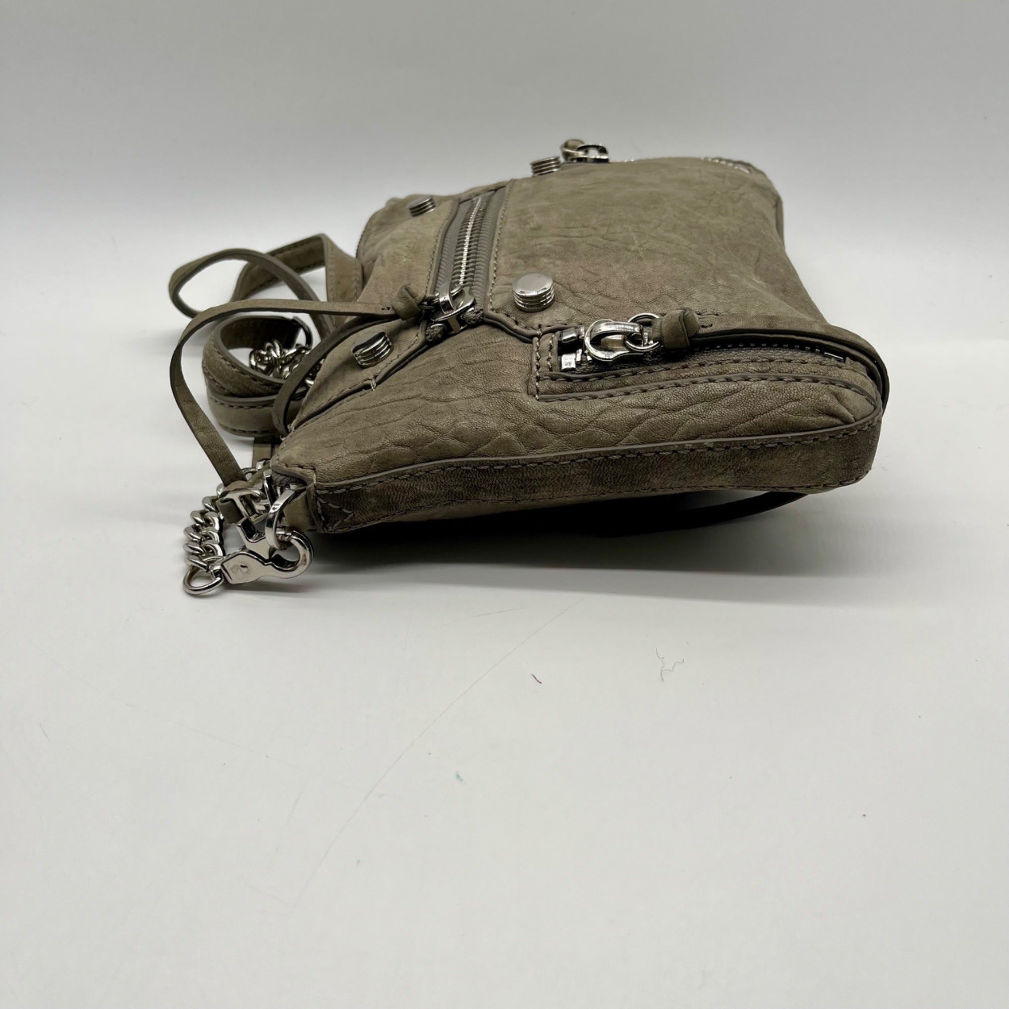 Botiker Grey Moto-Style Crossbody