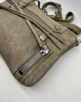 Botiker Grey Moto-Style Crossbody