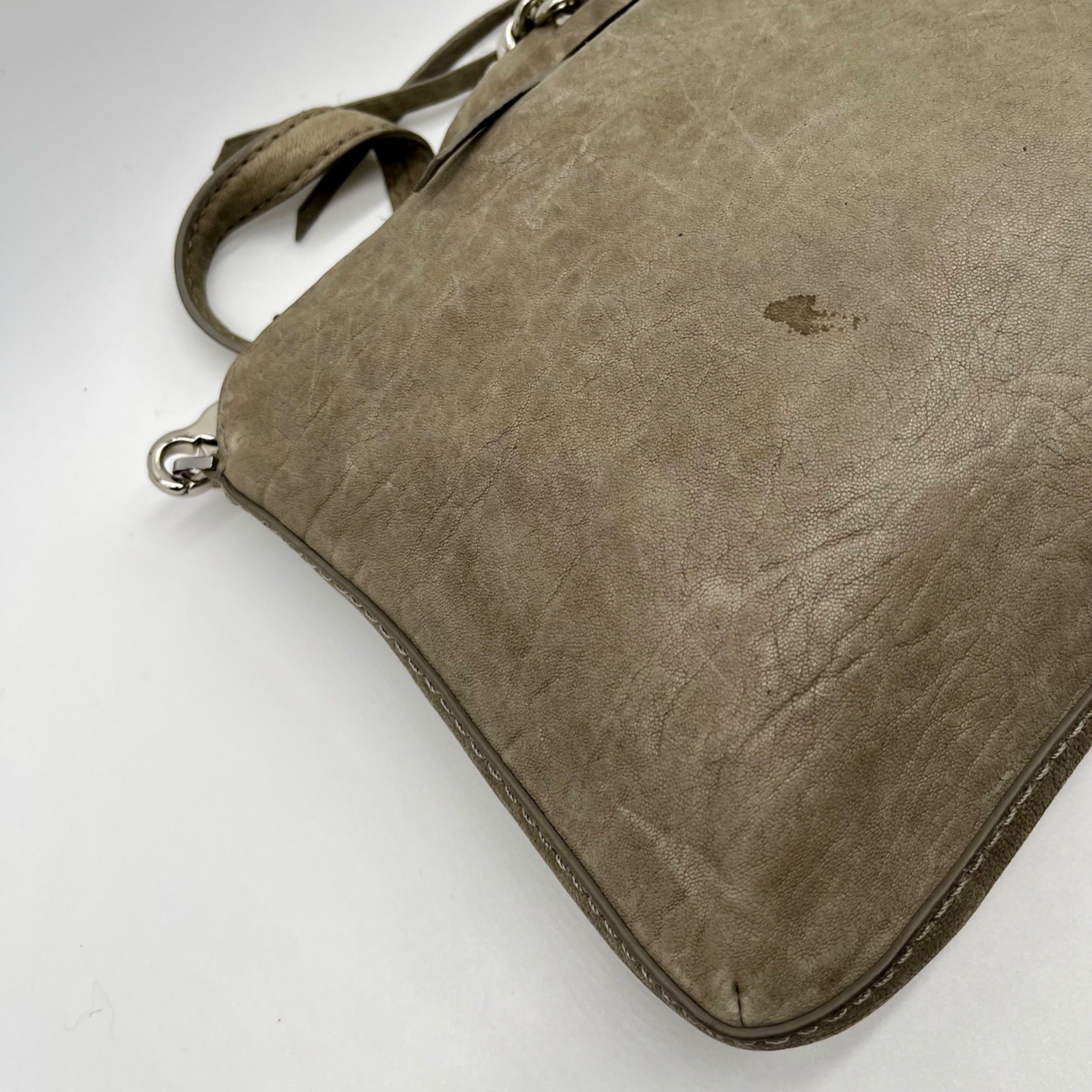 Botiker Grey Moto-Style Crossbody