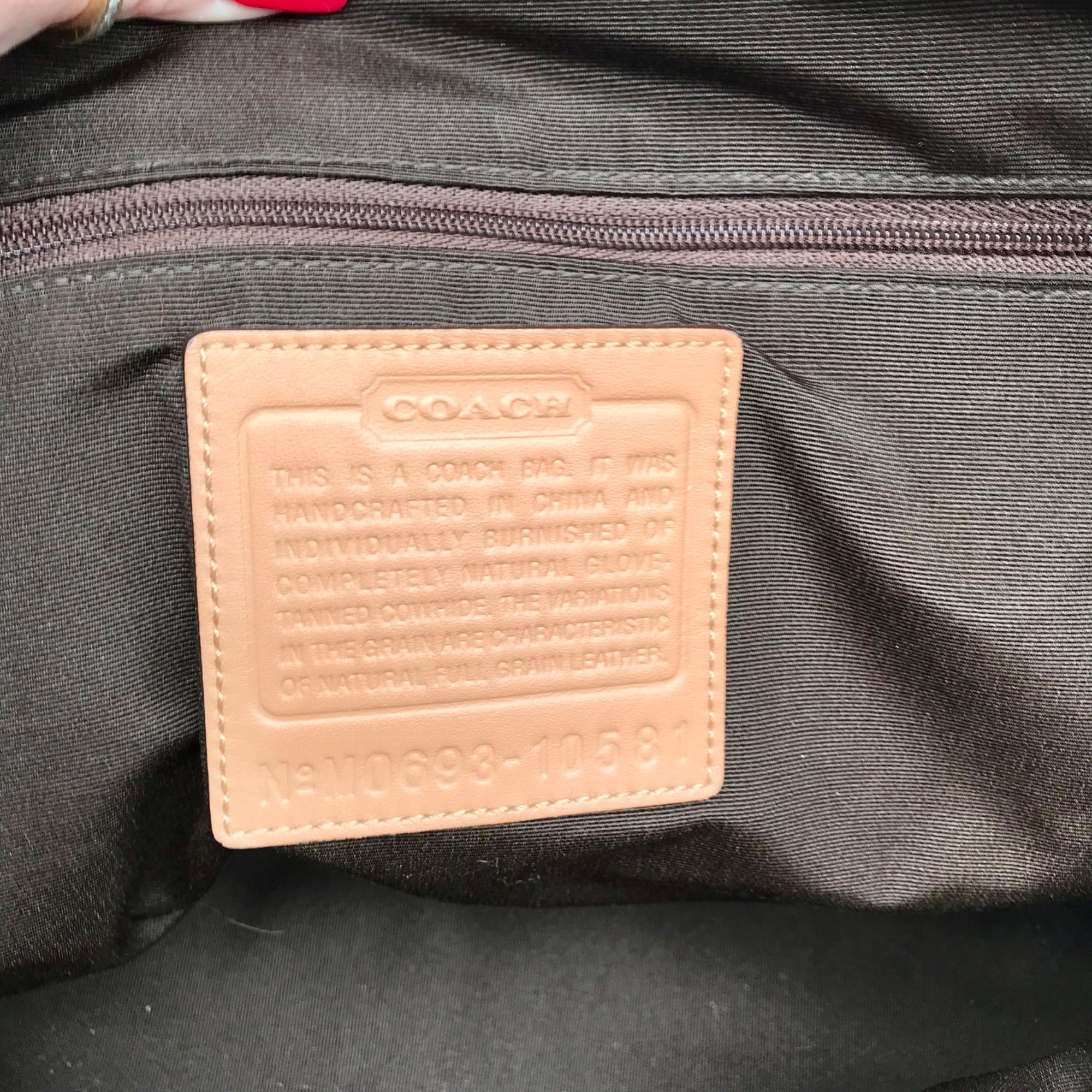 Coach Leather Camel Soho Satchel Bag 10581