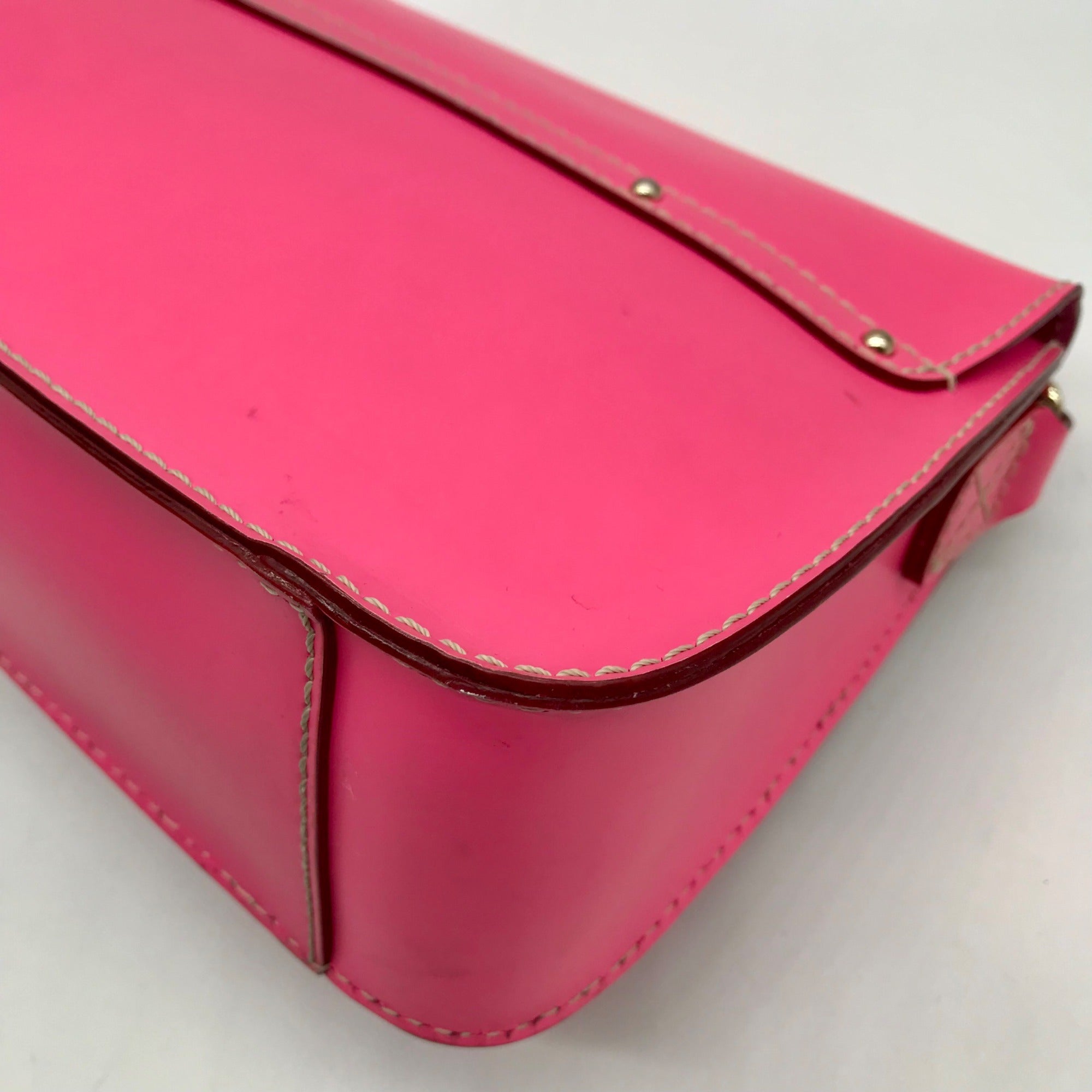 Kate Spade Hot Pink Leather Essex Scout Crossbody Bag