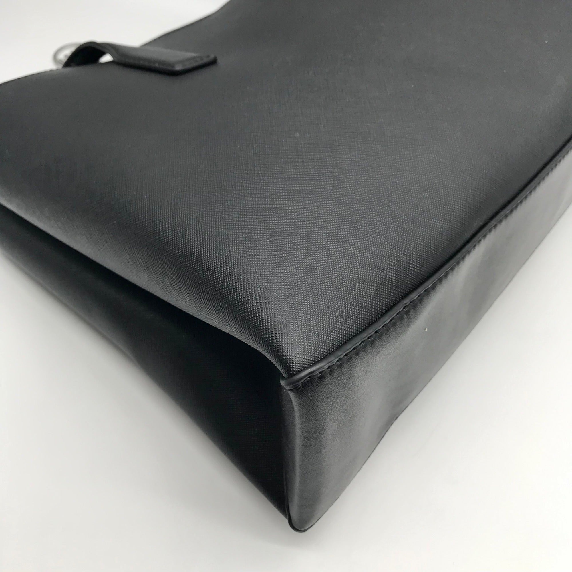 Michael Kors Black Ruthie Leather Tote Bag